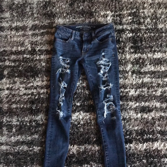 american eagle ripped jeans - Picture 1 of 2